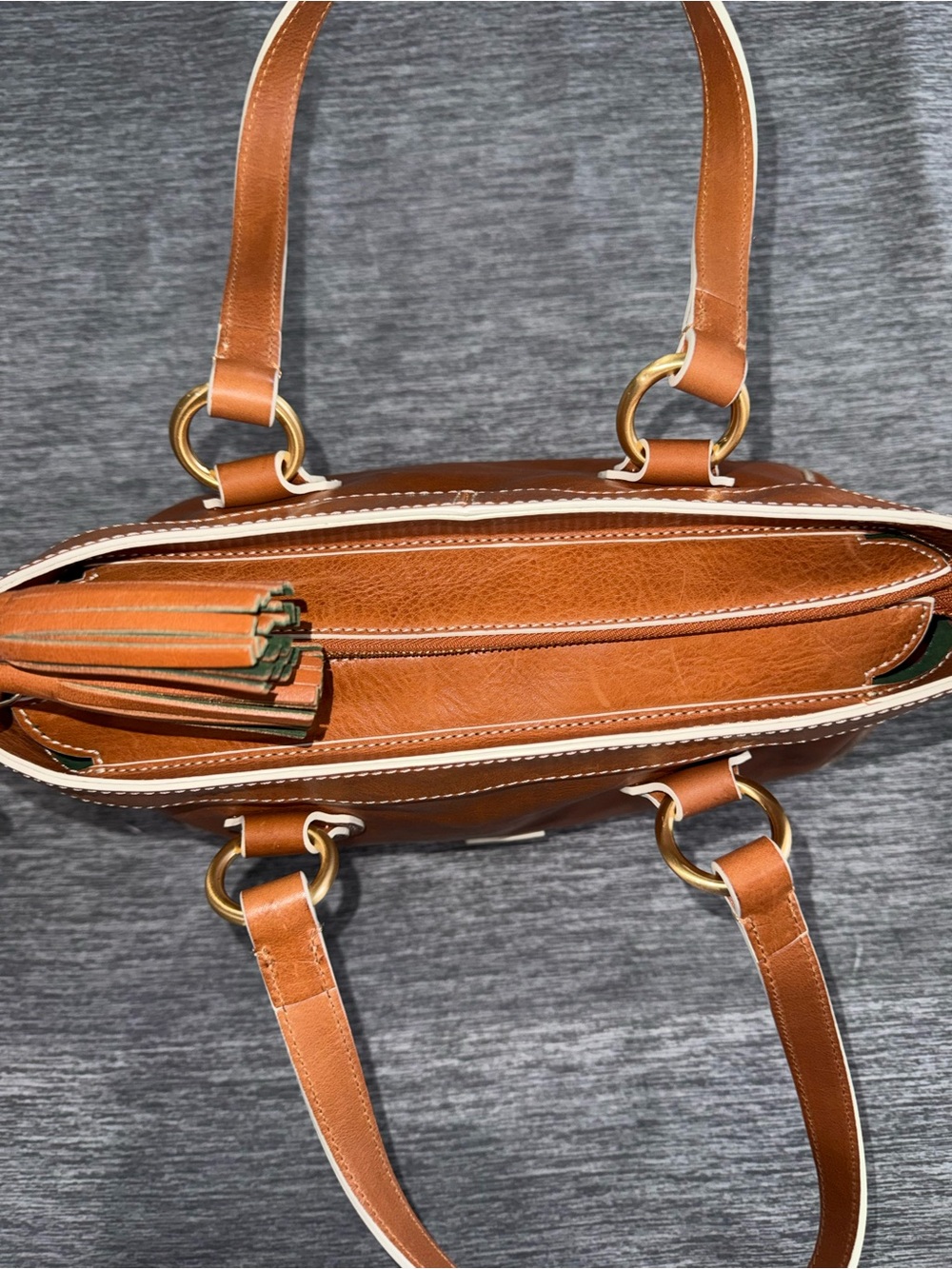 Dooney & Bourke Natural Florentine Edge Shopper NWT - Picture 14 of 15